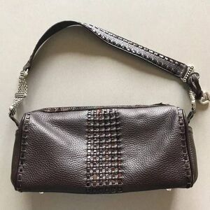 Brighton Leather Chain Willow Shoulder Bag